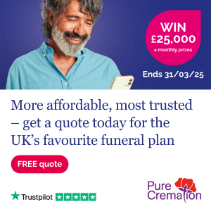 Pure cremation ad