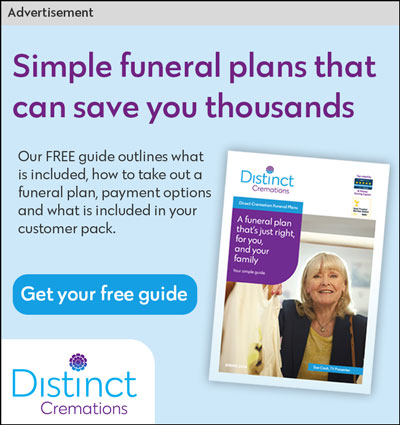 advert for Pure Cremation