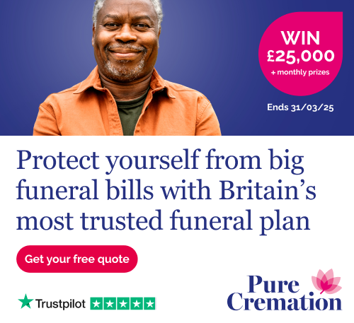 advert for Pure Cremation