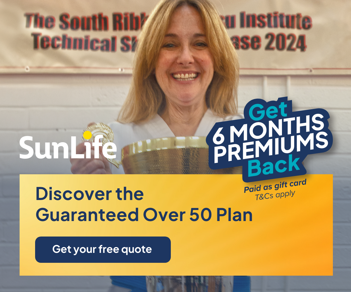 post office over 50s life insurance sunlife ad